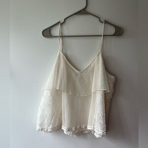 White Lace Top American Eagle